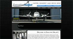 Desktop Screenshot of executivehelijet.com