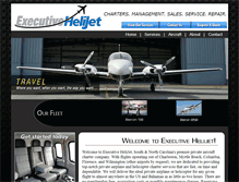 Tablet Screenshot of executivehelijet.com